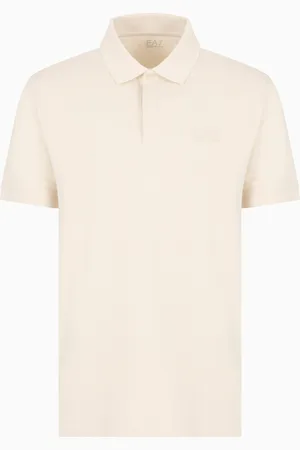 EA7 Polo Visibility in jersey di cotone stretch