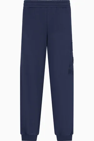 EA7 Pantaloni jogger Logo Series in cotone organico