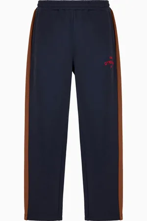 EA7 Pantaloni Club house in interlock di cotone stretch