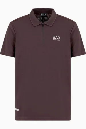 EA7 Polo Dynamic Athlete in tessuto tecnico Natural VENTUS7