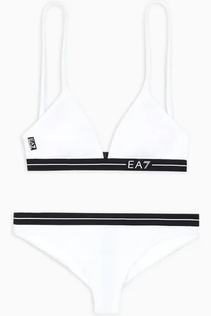 EA7 Bikini a bralette con logo tape