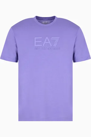 EA7 T-shirt girocollo Visibility in cotone
