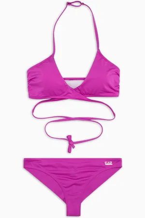 EA7 Bikini asimmetrico in tessuto tecnico