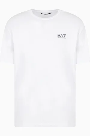 EA7 T-shirt girocollo Tennis Club in misto viscosa stretch