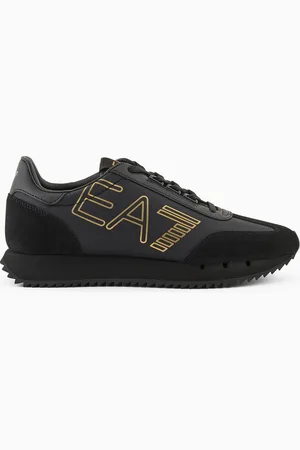 EA7 Sneakers Black and White Vintage