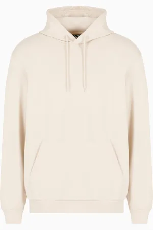 EA7 Felpa con cappuccio Core Identity Unisex in misto viscosa stretch