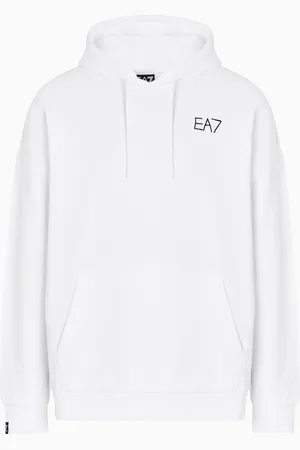 EA7 Felpa con cappuccio Graphic Series in cotone