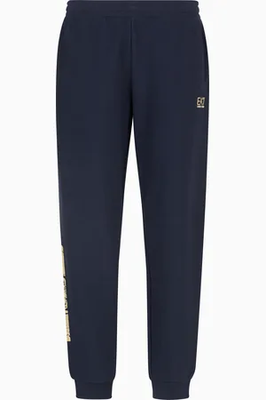 EA7 Pantaloni jogger Graphic series in cotone
