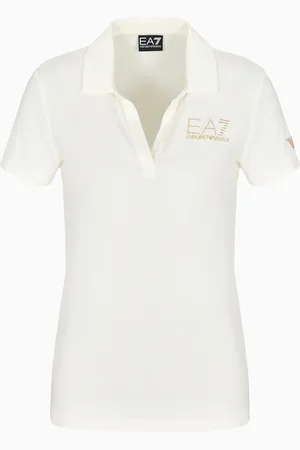 EA7 Polo a maniche corte Evolution in misto cotone e modal
