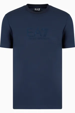 EA7 T-shirt Lux Identity in jersey di misto modal