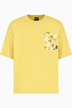 EA7 T-shirt con tasca stampata Graphic Series in jersey di cotone