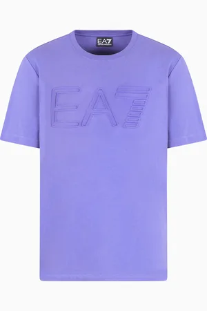 EA7 T-shirt Logo Series a maniche corte in jersey di cotone organico