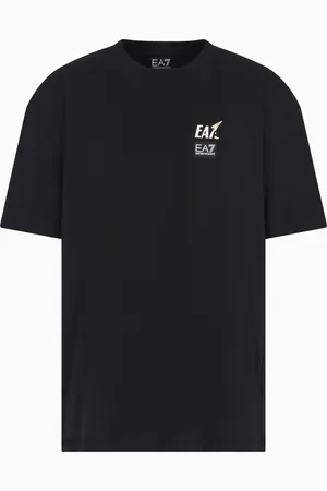 EA7 T-shirt girocollo Graphic Series in jersey di cotone