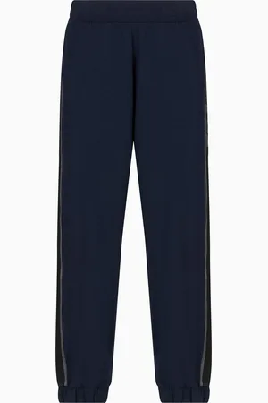 EA7 Pantaloni jogger Logo Series in misto cotone