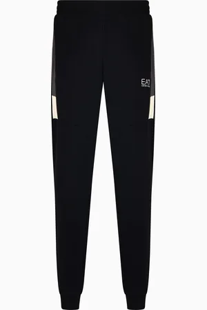EA7 Pantaloni jogger Summer Block in misto cotone
