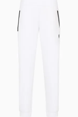 EA7 Pantaloni jogger Premium Shield in misto viscosa stretch