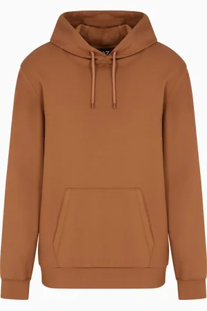 EA7 Felpa con cappuccio Core Identity Unisex in misto viscosa stretch