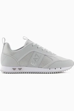 EA7 Sneakers Black and White Laces