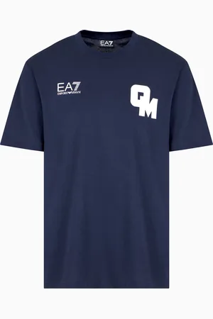 EA7 Olimpia Milano T-shirt girocollo in cotone