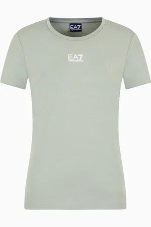 EA7 T-shirt Logo Series in cotone e modal stretch