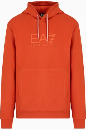 EA7 Felpa con cappuccio Visibility in cotone