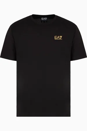 EA7 T-shirt Logo Series in jersey di cotone