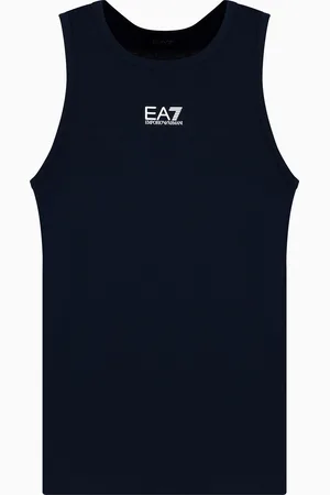 EA7 Canotta Core Identity in jersey di cotone
