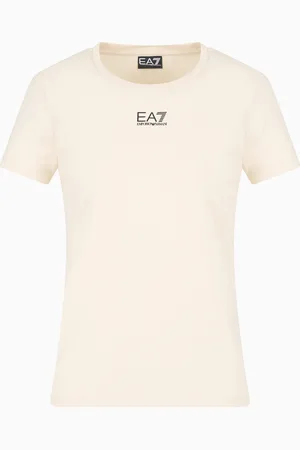 EA7 T-shirt Logo Series in cotone e modal stretch