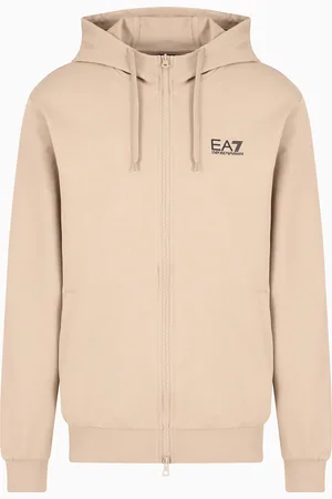 EA7 Felpa con cappuccio Core Identity in cotone