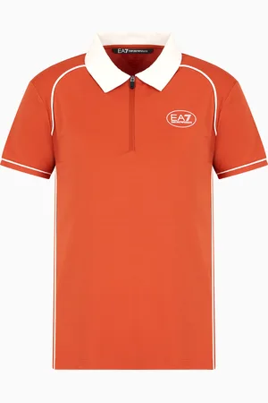 EA7 Polo Golf Pro in tessuto tecnico stretch