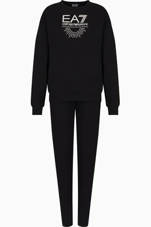 EA7 Tuta in misto cotone e modal stretch