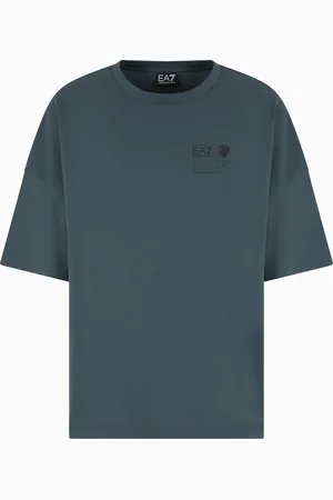 EA7 T-shirt Dynamic Athlete in jersey di cotone con stampa