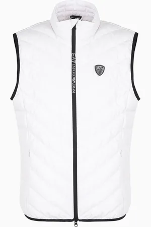 EA7 Gilet imbottito packable in tessuto tecnico