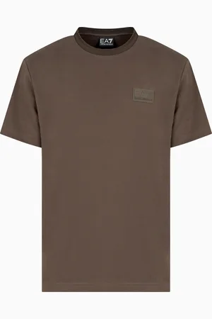 EA7 T-shirt Lux Identity in piquet di misto modal