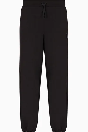 EA7 Pantaloni jogger 7.CUORE in misto cotone stretch