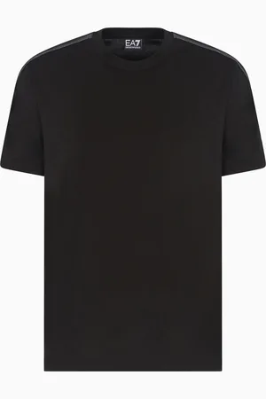 EA7 T-shirt Logo Series in jersey di cotone