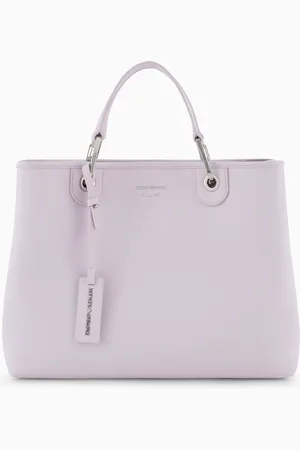 Emporio Armani Shopper media MyEA stampa cervo