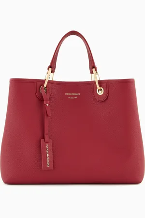 Emporio Armani Shopper media MyEA stampa cervo