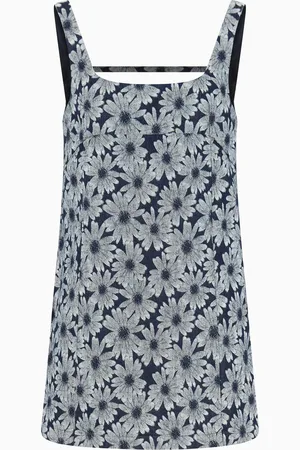 Emporio Armani Abito in denim jacquard margherite all over Capsule Peace ASV