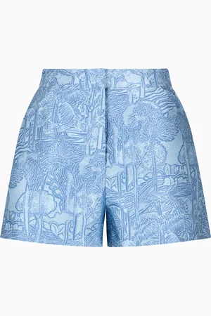Emporio Armani Shorts in tessuto jacquard motivo esotico