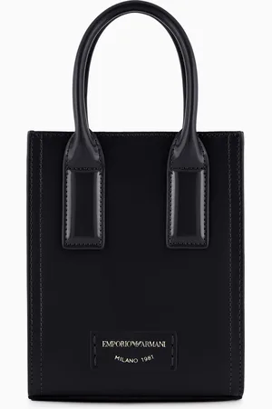 Emporio Armani Mini bag con tracolla finish spazzolato
