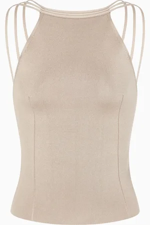 Giorgio Armani Top in maglia di seta