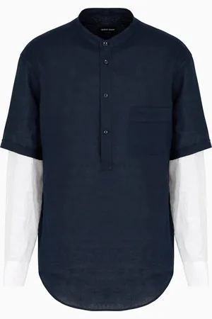 Giorgio Armani Camicia loose fit in lino