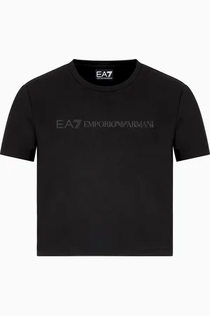 EA7 T-shirt girocollo Contemporary Sport in jersey di cotone stretch