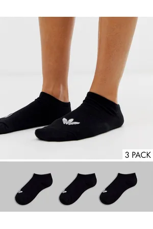 adidas Confezione da 3 paia di calzini neri con trifoglio