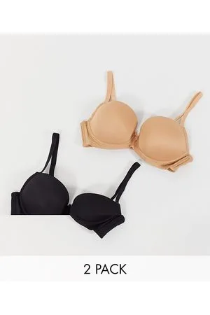 Ivory Rose Lingerie Ivory Rose Coppe Grandi - Confezione da 2 reggiseni T-shirt bra in tinta unita