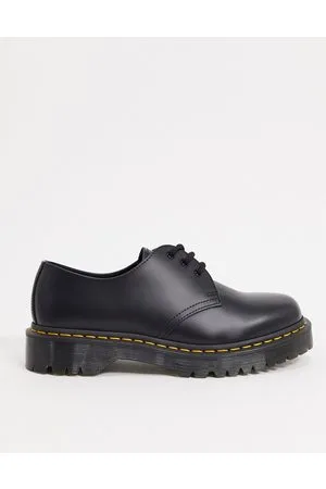 Dr. Martens 1461 Bex - Scarpe nere con plateau e 3 occhielli