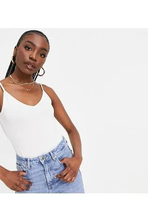 ASOS ASOS DESIGN Tall - Ultimate - Canotta bianca con scollo a V