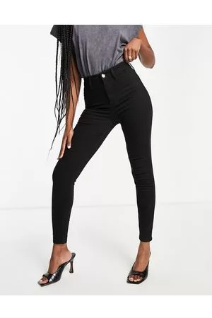 River Island Kaia - Jeans skinny a vita alta neri