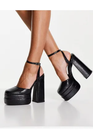 ASOS Pluto - Scarpe con tacco e plateau in